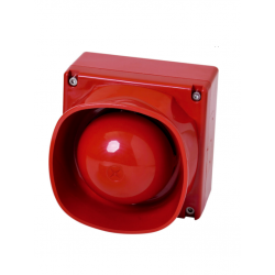 Estrobo y Sirena BOSCH BOSCH FNM-420-B-RD FNM-420-B-RD | BOSCH Sirena para exterior / Color roja / LSN I MPROVED / Hasta 102 dB