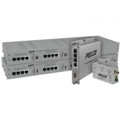 TRANSMISIÓN PELCO PELCO EC-3004CRPOE-W EC-3004CRPOE-W | PELCO Econnect 4 puertos (remoto) Coax PoE a 30 W Montaje de pared