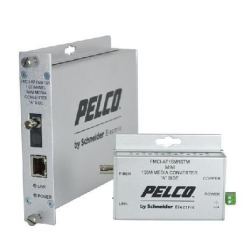 TRANSMISIÓN PELCO PELCO FMCI-BF1SM1ST FMCI-BF1SM1ST | PELCO Convertidor de medios de 100Mbps (B), Conector ST, SM, 1 fibra