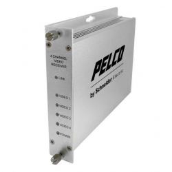 TRANSMISIÓN PELCO PELCO FRV40S1ST FRV40S1ST | PELCO Receptor de fibra de video de 4 canales con conector ST, monomodo