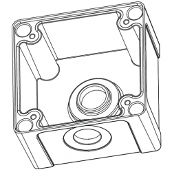 Domo PELCO PELCO IMV-WMJB IMV-WMJB | PELCO Caja de conexiones para el soporte de pared SRXV-WMP Sarix Value