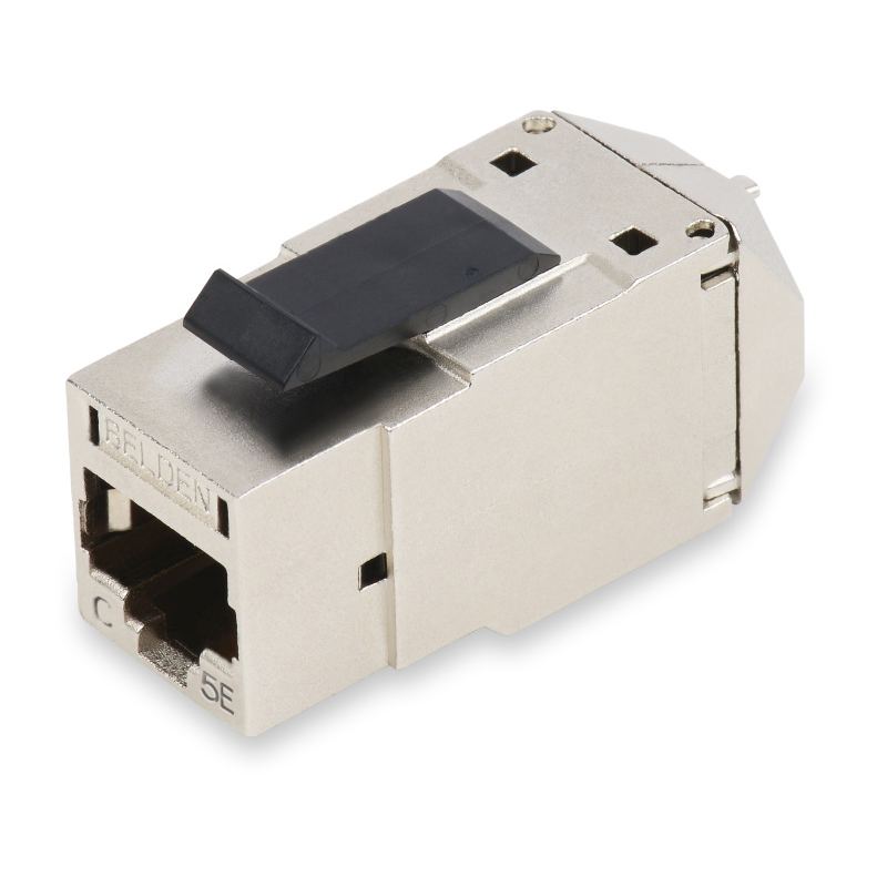 RV5MJKSME-S1 | BELDEN CONECTOR MODULAR JACK RJ45 CAT5E BLINDADO STP REVCONNECT RV5MJKSME-S1