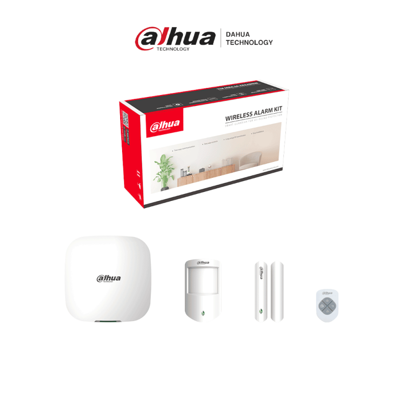 DHI-ART-ARC3000H-03-W2 | DAHUA - Kit de alarma inalámbrico, Conexión: Wifi y ethernet