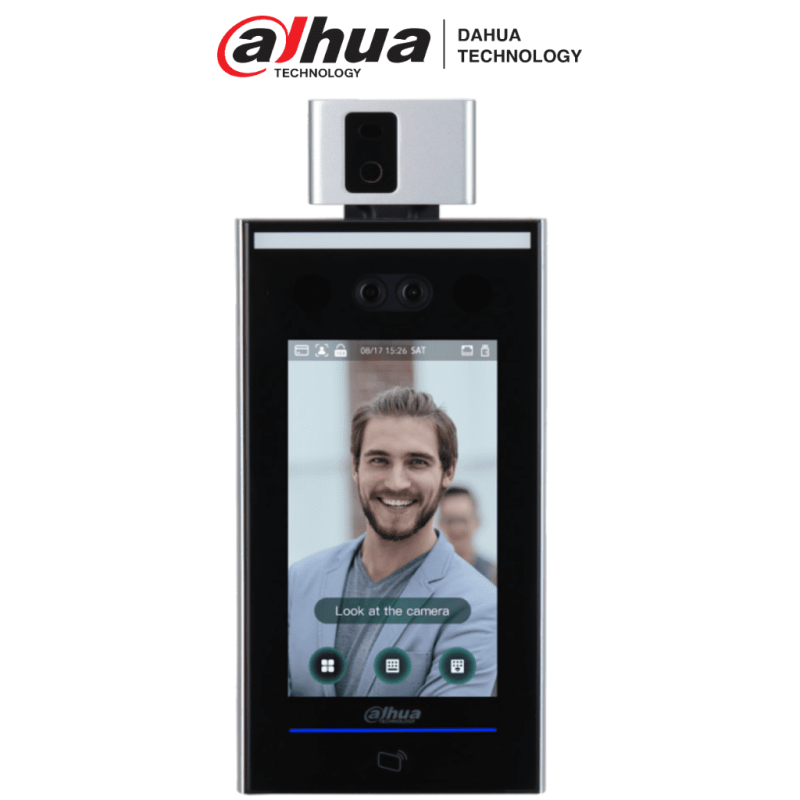 DHI-ASI7213X-T1 | DAHUA - Control de acceso STANDALONE por Reconocimiento Facial con Detección de Temperatura