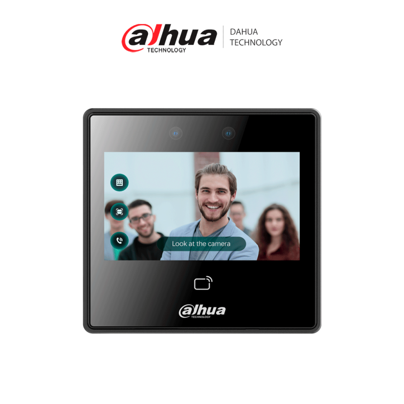 DHI-ASI3213A-W | DAHUA - Control de Acceso con Reconocimiento Facial, pantalla de 4.3 Pulgadas