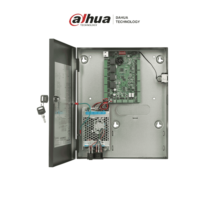DHI-ASC2202C-D | DAHUA - Control de Acceso gestiona 2 puertas y 4 lectoras, admite 100,000 usuarios, 3,000 huellas y 500,000 r