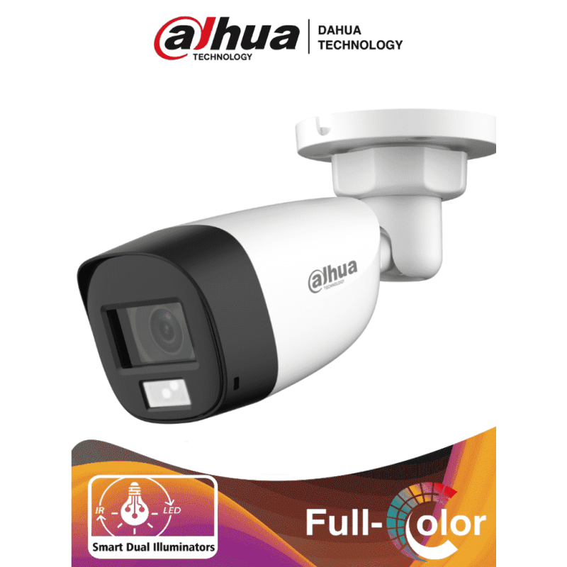 DH-HAC-HFW1500CLN-IL-A | DAHUA - Camara Bullet de 5 Megapixeles/ Iluminación Dual Inteligente + FullColor/ Lente de 2.8mm