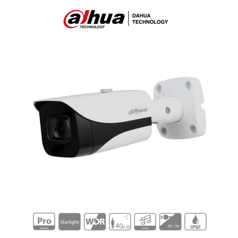 DH-HAC-HFW2241EN-A-0360B | DAHUA - Cámara Bullet Starlight 1080p/ 2 Megapixeles/ 0.004 Lux a Color/ WDR Real 120dB/ Lente 3.6