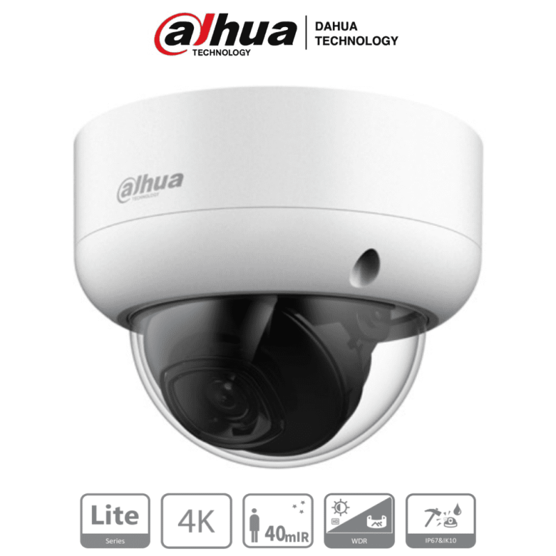 DH-HAC-HDBW1801EAN | DAHUA - Camara Domo Antivandalica 4k/ 8 Megapixeles/ Lente de 2.8mm/ 106 Grados de Apertura/ Metalica/ Su