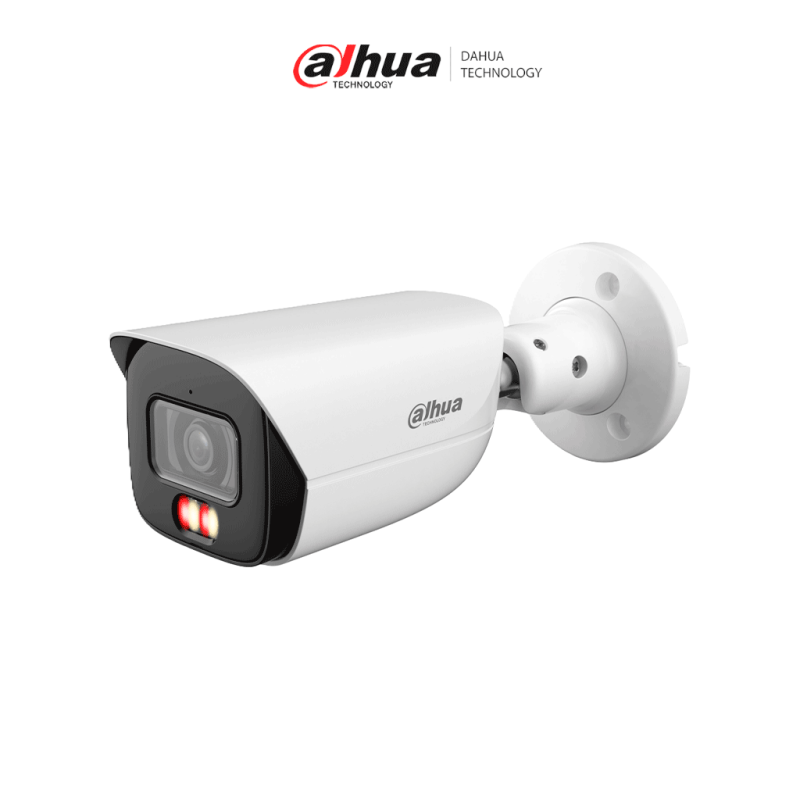 DH-IPC-HFW3449E-AS-IL | DAHUA - Cámara IP Bullet de 4 Megapíxeles con IA/Iluminador Dual/ WizSense/ Lente de 2.8mm/ 107 Grados