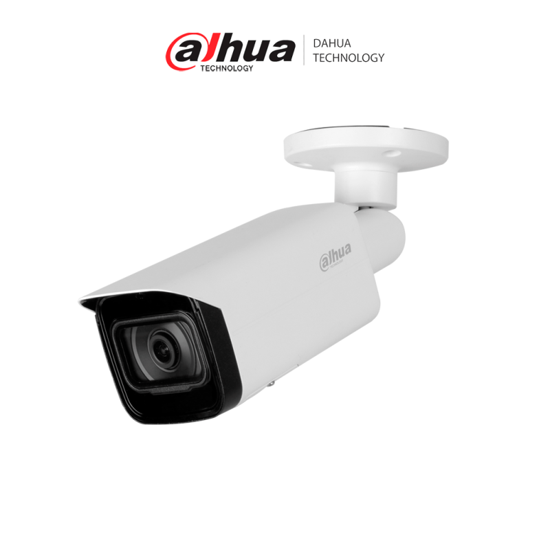 DH-IPC-HFW5241TN-SE-0360B | DAHUA - Cámara IP Bullet Resolución de 2 MP/ H.265/ IR 80 Mts/ Detección de Rostros/ Protección Pe