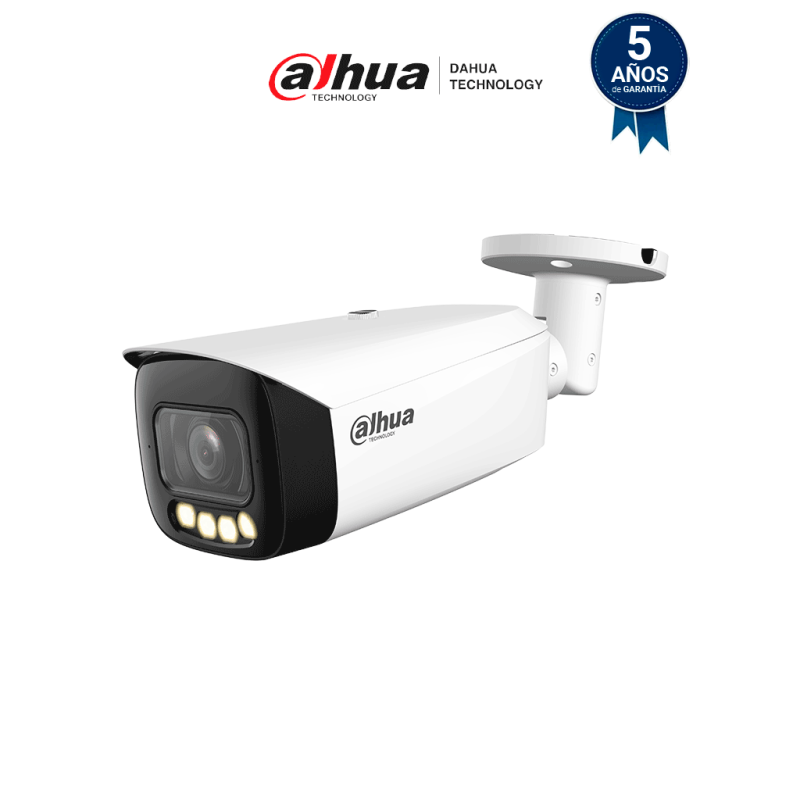 DH-IPC-HFW5449T1-ZE-LED | DAHUA - Camara IP Bullet de 4 Megapixeles/ Full Color con Lente Motorizado de 2.7 a 12mm/ IP67/ E&S