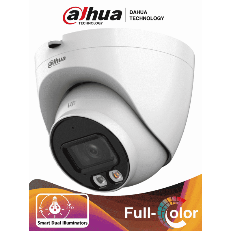DH-IPC-HDW2449T-S-IL | DAHUA - Camara Domo IP de 4 Megapixeles/ Con Iluminador Dual Inteligente+Full Color/ WizSense/ Lente de