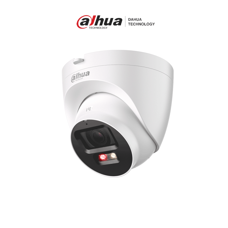 DH-IPC-HDW2549T-S-PV | DAHUA - Cámara Domo IP de 5 MP, 30 Mts de Iluminador Dual Inteligente/ Disuasión activa/ Lente 2.8mm/ S