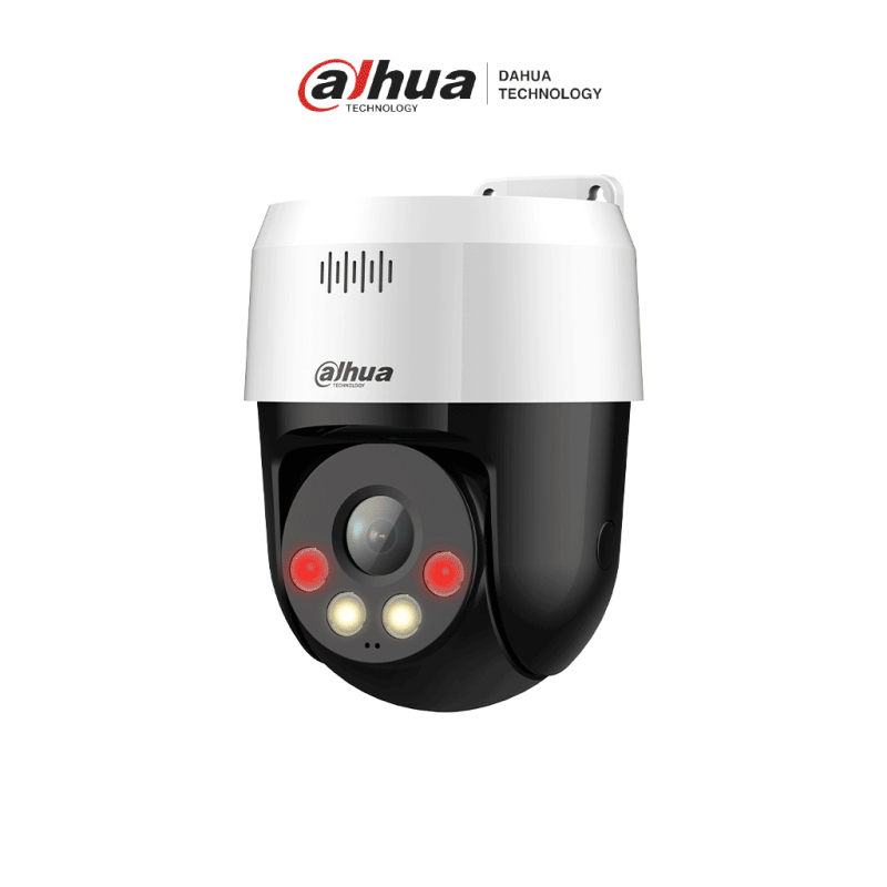 DH-SD2A300NB-GNY-A-PV | DAHUA - 0400 - Cámara IP PT de 3 MP con Full Color y Disuasión Activa, iluminador dual inteligente, le