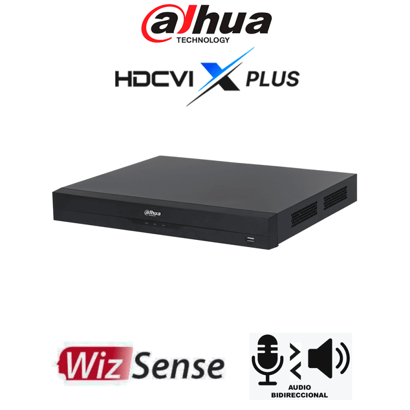 DH-XVR5232AN-4KL-I3/T | DAHUA - DVR de 32 Canales 4K WizSense/ Audio Bidireccional/ Canales con Reconocimiento Facial
