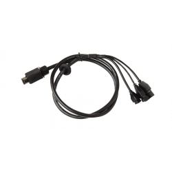 Montajes AXIS AXIS 5506-201 5506-201 | Cable con conector múltiple para conectividad de audio y alimentación para cámaras, 1m (3