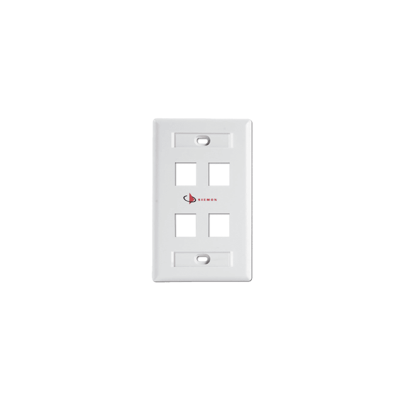 KFP-S-04-02-S SIEMON Faceplate