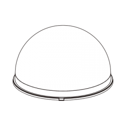 Domo HANWHA Hanwha Techwin Z6309021001A Z6309021001A | Burbuja Cristalina para Cámara Domo Wisenet - HANWHA