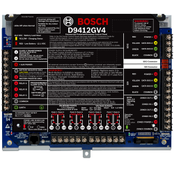 Incendio BOSCH BOSCH D9412GV4 D9412GV4 | Panel para control de intrusión, fuego y acceso, 246 puntos, 32 áreas - BOSCH