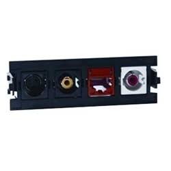 Conectores COMMSCOPE COMMSCOPE 760032110 760032110 | MODG2-MGS Bisel de salida multimedia G2 para estante modular G2 - COMMSCOPE