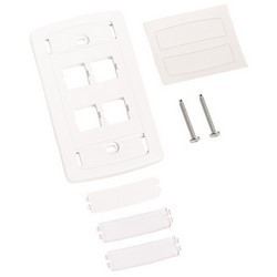 Face Plate COMMSCOPE COMMSCOPE 108333162 M14LE-262 | 108333162 | Faceplate 4 puertos, no cargado, serie M, blanco - COMMSCOPE.