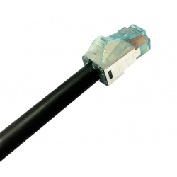 Patch Cords COMMSCOPE COMMSCOPE CO11192-01F010 CO11192-01F010 | Patch cord F/UTP Cat 6A, exterior, negro 10 ft. - NETCONNECT -