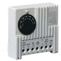 Gabinetes RITTAL RITTAL 3110000 3110000 | Termostato 24V-230V interior para gabinete - RITTAL