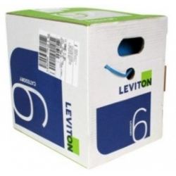 Cable U/UTP F/UTP LEVITON LEVITON UTP6M-MLB UTP6M-MLB | Cable UTP Cat. 6 Azul, caja pull-box de 305 metros - LEVITON.