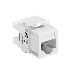 jacks & plugs LEVITON LEVITON 61110-RW6 61110-RW6 | Jack Modular Quickport Cat. 6 Blanco - LEVITON.