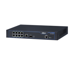 TRANSMISIÓN DAHUA DAHUA S1000-8TP S1000-8TP | Switch PoE 8 puertos 5.6G E802.3af/at MDI/MDIX 8K 1/1000Mbps SFP 1/1000Mbps RJ45 8