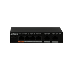 TRANSMISIÓN DAHUA DAHUA DH-PFS3006-4ET-60 DH-PFS3006-4ET-60 | DAHUASwitch POE, Dahua4 Puertos, 2 Puertos Uplink Ethernet, Switch