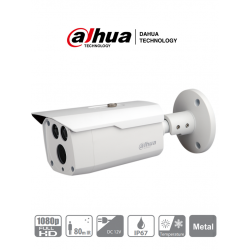 Bala DAHUA DAHUA HFW1200D36 HFW1200D36 | DAHUA Cámara bala HDCVI, 1080p, TVI, AHD, CVBS, Lente 3.6mm, Smart Ir 80 Mts, IP 67, 1