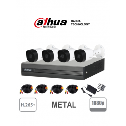 DVR DAHUA DAHUA COOPER XVR1B04KITII COOPER XVR1B04KITII | DAHUA Kit DVR 4 Canales Cooper 2 Megapíxeles, 4 Cámaras B2a21 1080p m