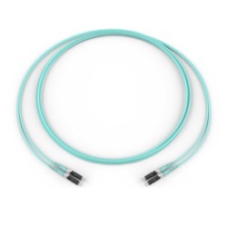 ZIPCORD DÚPLEX CORNING 050502T5820050M 050502T5820050M | CORNING Jumper de Fibra, LC a LC, Duplex, Aqua, Multimodo (OM3), 50 M.
