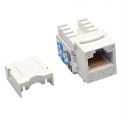Jacks & Plugs. TRIPP LITE N238-001-WH N238-001-WH | TRIPPLITE - Conector Módulo Keystone Jack RJ45 Estilo Punch Down 110 Cat6/Ca