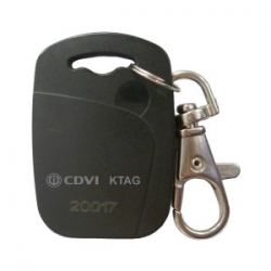Control de Accesos CDVI CDVI KTAGH25 KTAGH25 | CDVI Llavero de proximidad NEGRO. Número decimal secuencial impreso en cada tarje