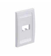 Face Plate PANDUIT PANDUIT CFPE2IWY CFPE2IWY | Faceplate Serie Ejecutiva, 2 módulos, Panduit