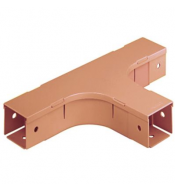 Porta Cables PANDUIT PANDUIT FT4X4OR FT4X4OR | Fiber-Duct "T", 4x4, Panduit