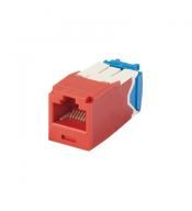 Jacks & Plug PANDUIT PANDUIT CJ6X88TGRD CJ6X88TGRD | Jack UTP Cat 6A Mini-Com, rojo PANDUIT