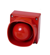 Estrobo y Sirena BOSCH BOSCH FNM-420-B-RD FNM-420-B-RD | BOSCH Sirena para exterior / Color roja / LSN I MPROVED / Hasta 102 dB