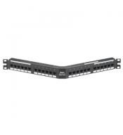 Patch Panels PANDUIT PANDUIT DPA24688TGY DPA24688TGY | Patch Panel CAT6, 24 puertos, 1UR angulado, Incluye Jacks, Terminación 11