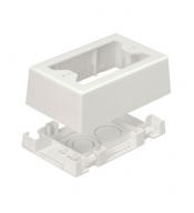 Porta Cables PANDUIT PANDUIT JBX3510IW-A JBX3510IW-A| Caja de montaje en superficie, respaldo adhesivo, Panduit