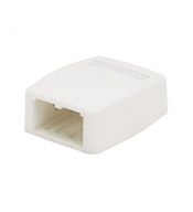 Canalizacion PANDUIT CBXQ2IW-A CBXQ2IWA | Caja de montaje en superficie para 2 módulos Mini-Com, Panduit