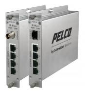 TRANSMISIÓN PELCO PELCO EC-4BY1SWUPOE-W EC-4BY1SWUPOE-W | PELCO Switch autogestionado Econnect 4 puertos Poe con soporte de pare