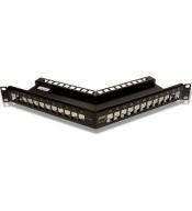 CONECTIVIDAD SIEMON TMPNLZA2401 TMPNLZA2401 | Patch Panel TERA-MAX de 24 Puertos, Modular, Angulado, Color Negro, 1UR - SIEMON