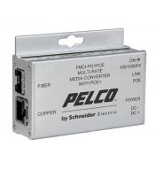 TRANSMISIÓN PELCO PELCO FMCI-PF1POE FMCI-PF1POE | PELCO Convertidor de medios de 100Mbps, POE