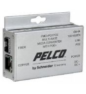 TRANSMISIÓN PELCO PELCO FMCI-PG1POE FMCI-PG1POE | PELCO Convertidor de medios de 1000Mbps, Alimentación a través de Ethernet
