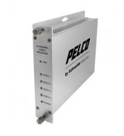 TRANSMISIÓN PELCO PELCO FRV40M1ST FRV40M1ST | PELCO Receptor de fibra de video de 4 canales con conector ST, multimodo