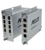 TRANSMISIÓN PELCO PELCO FUMS-FTX8 FUMS-FTX8 | PELCO Switch no administrado, 8 puertos, 100 Mbps, 8 Cobre, SFP se vende por separ
